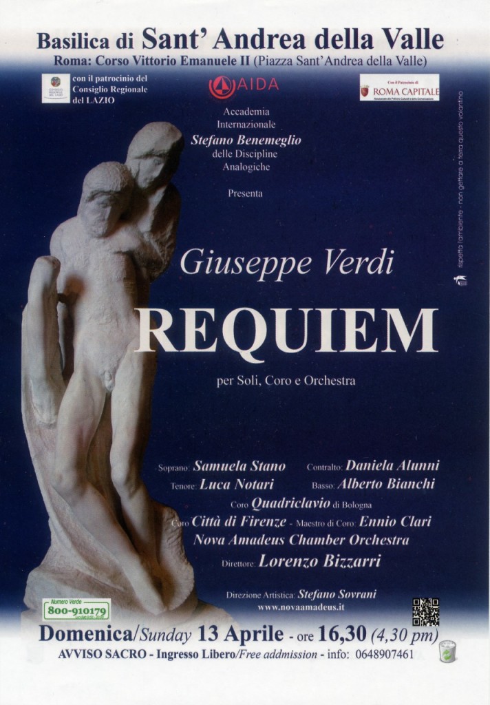 Locandina Requiem Verdi